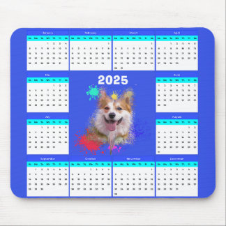 Niedlicher Korgi-Dog-Kalender individuell anpassba Mousepad