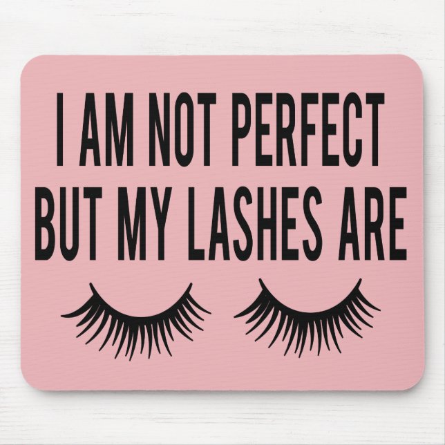 Niedlicher Kosmetologe Lashes Makeup Artist Gift Mousepad (Vorne)