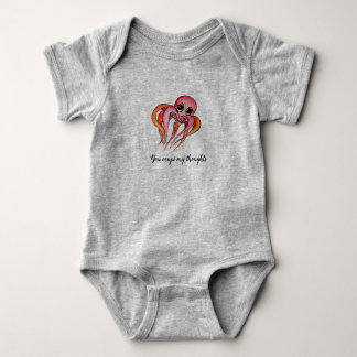 Niedlicher Kraken-Babybodyanzug Baby Strampler