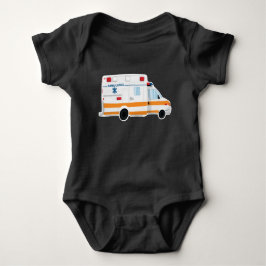 Niedlicher Krankenwagen-Baby-Bodysuit Baby Strampler