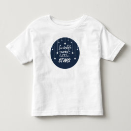 Niedlicher KreisTwinkleTwinkle wenig Stern-Lyrik Kleinkind T-shirt