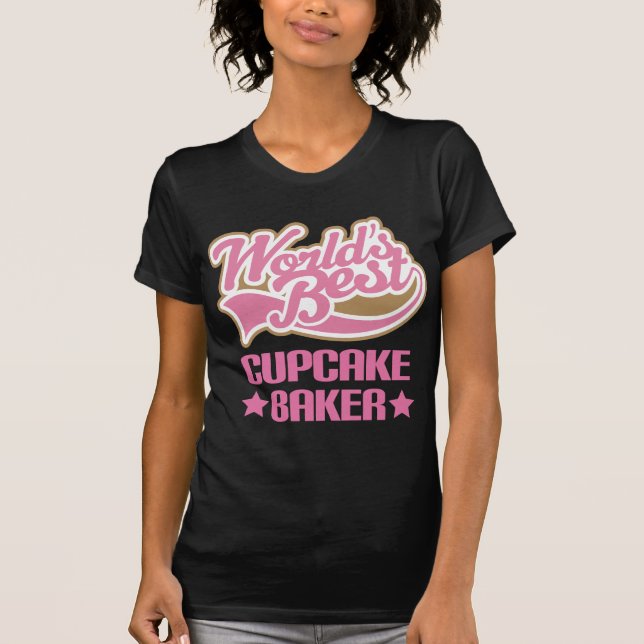 Niedlicher Kuchen-Bäcker T-Shirt (Vorderseite)