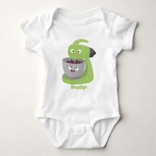Niedlicher Kuchenmischer Cartoon Baby Strampler