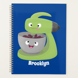 Niedlicher Kuchenmischer Cartoon Planer