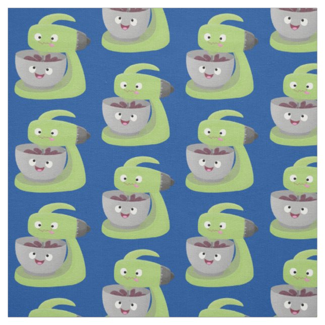 Niedlicher Kuchenmischer Cartoon Stoff (Muster)