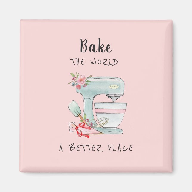 Niedlicher Küchenmischer Magnet (Vorne)