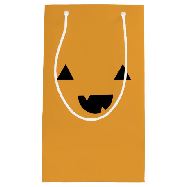 Niedlicher Kürbis Halloween Kleine Geschenktüte (Vorderseite)