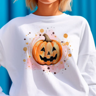 Niedlicher Kürbis Halloween Sweatshirt
