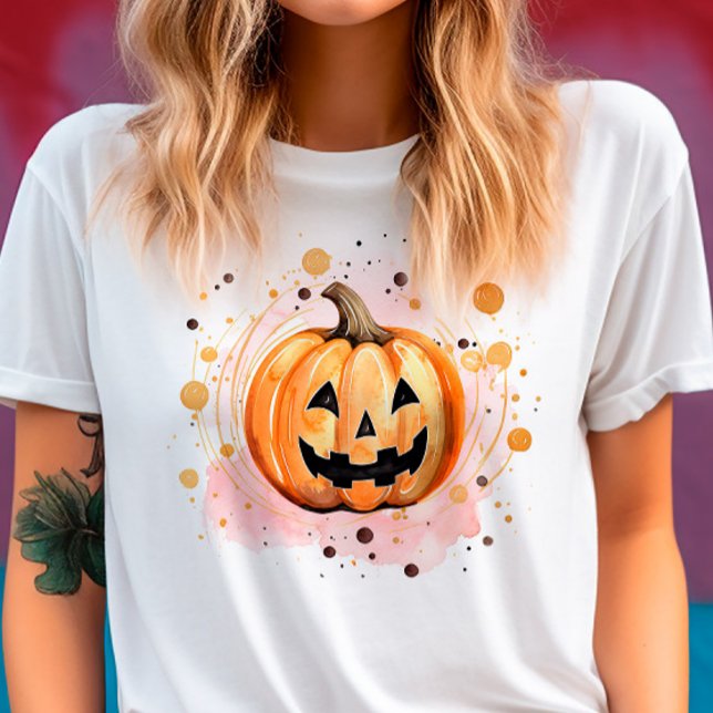 Niedlicher Kürbis Halloween T-Shirt (Von Creator hochgeladen)