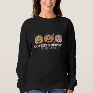 Niedlicher Kürbis in der Patcherhaupsel Spooky Sea Sweatshirt