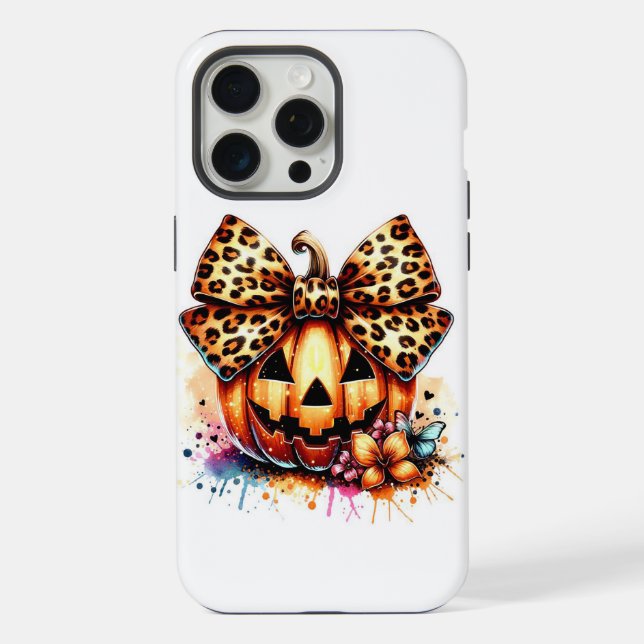 Niedlicher Kürbis iPhone 15 Pro Max Hülle (Rückseite)