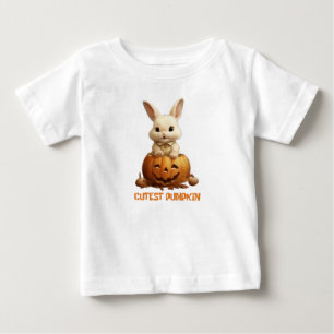 Niedlicher Kürbis Niedlich Baby Bunny Baby T-shirt