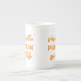 Niedlicher Kürbisgewürz Prozellantasse