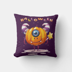 Niedlicher Kürbiskehkissen Halloween Keuchkissen Kissen
