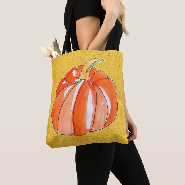 Niedlicher Kürbispflanzenherbst Tasche (Von Nahem)