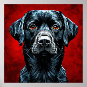 Niedlicher Labradhund Poster