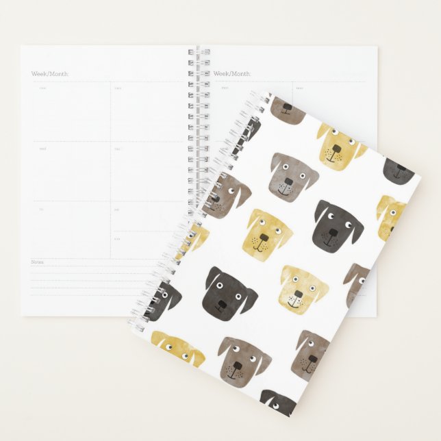 Niedlicher Labrador Retriever Dog Art Planer (Anzeige)