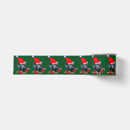 Niedlicher Labrador Retriever Welpenweihnachtsfest Ripsband