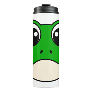 Niedlicher Lächelfrosch Thermosbecher