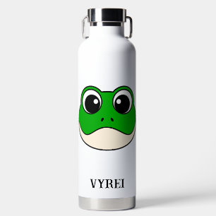 Niedlicher Lächelfrosch Trinkflasche