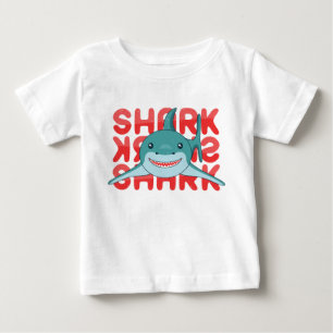 Niedlicher Lächelhai Baby T-shirt