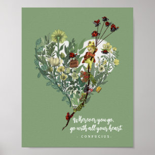 Niedlicher Lady Bug Fun und Inspirierend Adventure Poster