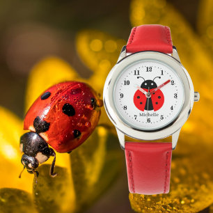 niedlicher Ladybug-Liebhaber  Armbanduhr