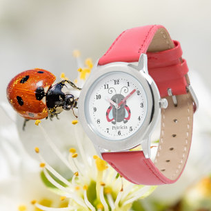 niedlicher Ladybug-Liebhaber Armbanduhr