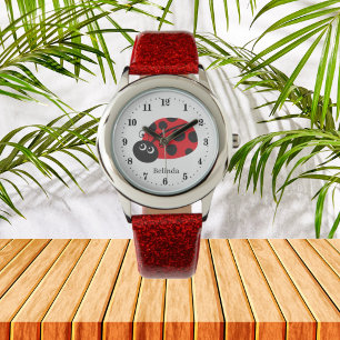 niedlicher Ladybug-Liebhaber  Armbanduhr
