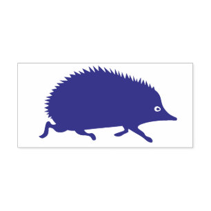 Niedlicher laufender Igel Permastempel
