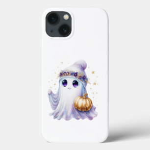Niedlicher Lavendel Lila Ghost Halloween Spooky Bo Case-Mate iPhone Hülle