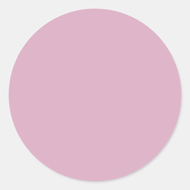 Niedlicher Lavendel rosa Aufkleber (Vorderseite)