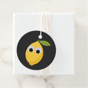 Niedlicher Lemon-Charakter mit Googly Eyes Geschenkanhänger