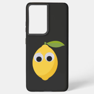 Niedlicher Lemon-Charakter mit Googly Eyes Samsung Galaxy Hülle