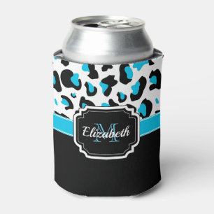 Niedlicher Leopard-Druck Dosenkühler