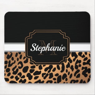 Niedlicher Leopard-Druck Mousepad