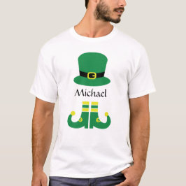Niedlicher Leprechaun-Hut, um Männer zu benennen T-Shirt