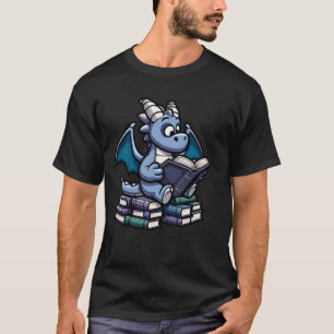 Niedlicher Leser von Dragon Kids Lehrer Schulbuch T-Shirt