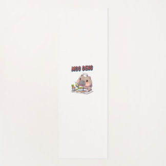 Niedlicher liebenswerter Moo-Deng-Babyfett Hippopo Yogamatte