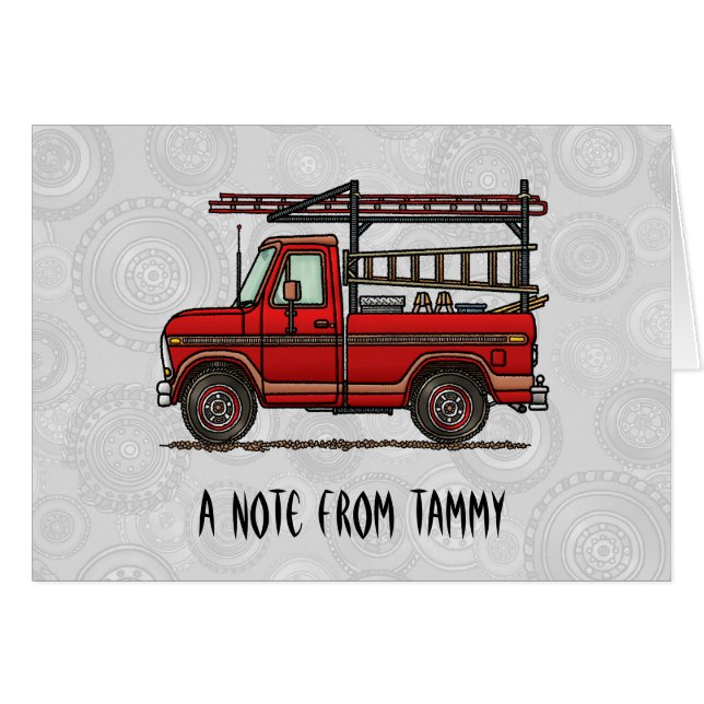 Niedlicher Lieferwagen-LKW (Vorderseite (Horizontal))