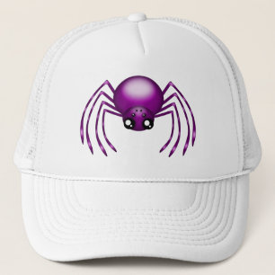 Niedlicher Lila Cartoony Spirit Hat Truckerkappe