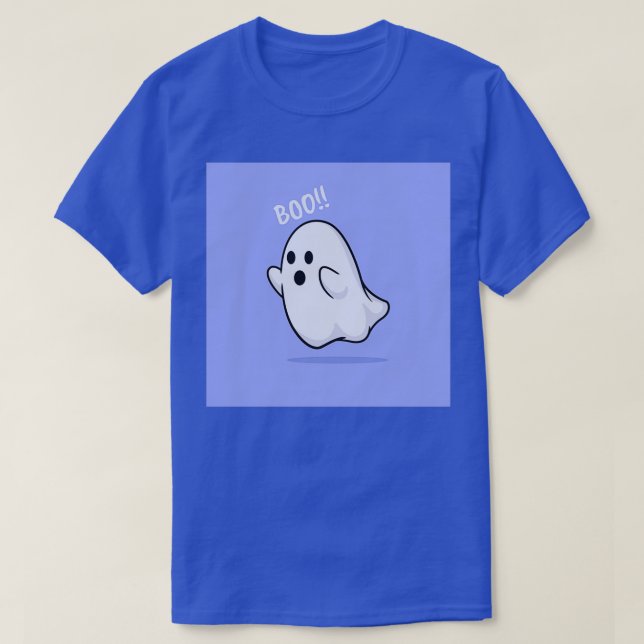 niedlicher lila Geist der Missbilligung T-Shirt (Design vorne)