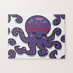 Niedlicher Lila Oktopus Thunder_Cove