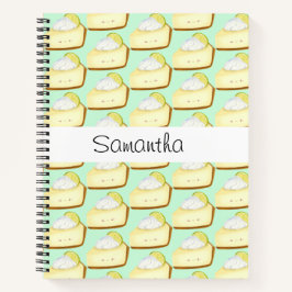 Niedlicher Limoner Kuchen Notizbuch