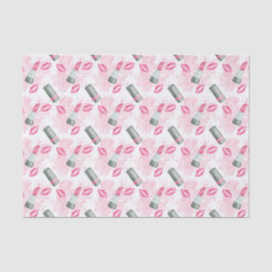 Niedlicher Lippenstift und Küsse Party Seidenpapier