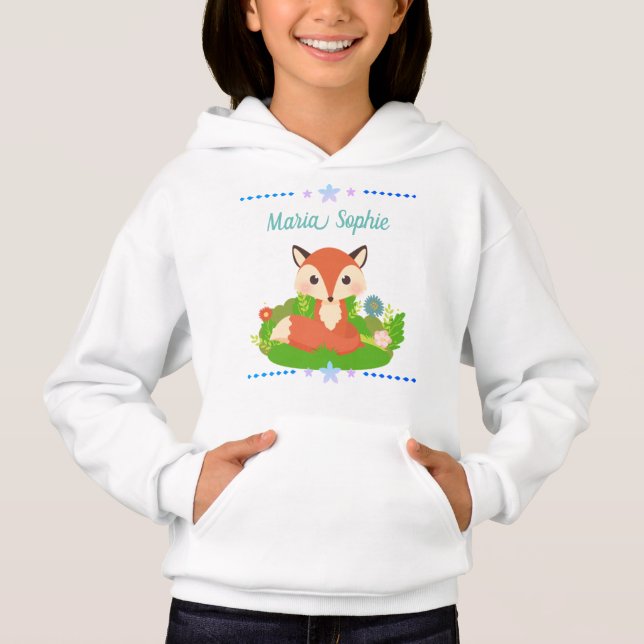 Niedlicher Little Fox Hoodie (Vorderseite)