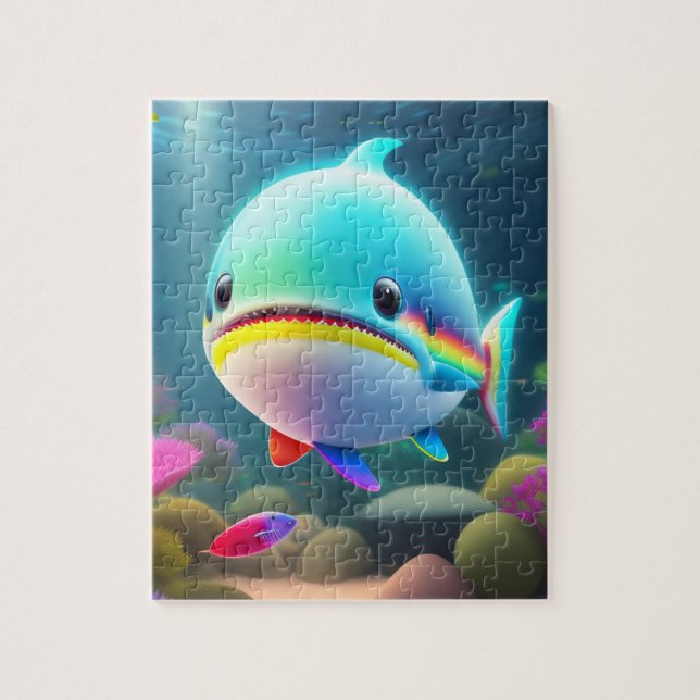 Niedlicher Little Shark (Vertikal)