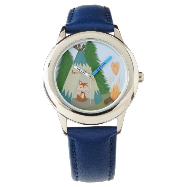 Niedlicher Lone Fox Armbanduhr (Vorderseite)