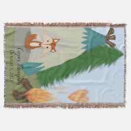 Niedlicher Lone Fox Decke