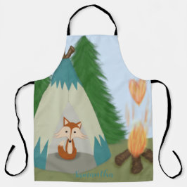 Niedlicher Lone Fox Schürze